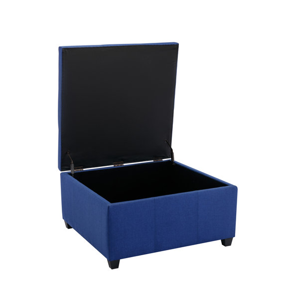 Wade Logan® Bagent Upholstered Storage Ottoman & Reviews | Wayfair